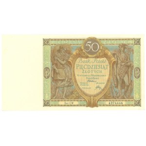 50 złotych 1929 - seria CW.