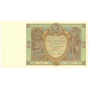 50 złotych 1929 - seria B.D.