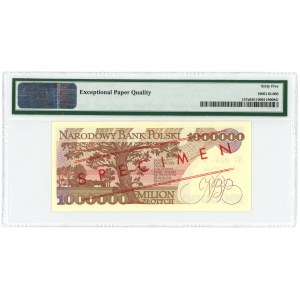 1.000.000 złotych 1991 - seria A 0000000 - WZÓR No 0264 - PMG 65 EPQ - 2-ga max nota