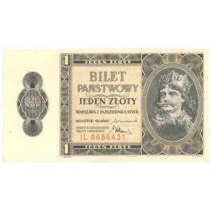 1 złoty 1938 - seria IL