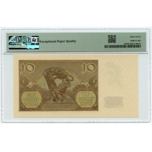 10 gold 1940 - series A - PMG 67 EPQ - 2nd max note