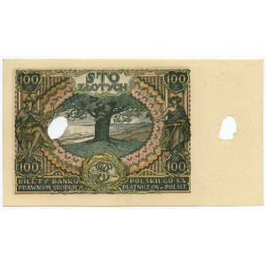 100 złotych 1934 - seria C.Y. Skasowany