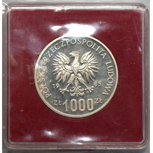 1.000 złotych 1985, 40 Lat ONZ - PRÓBA srebro