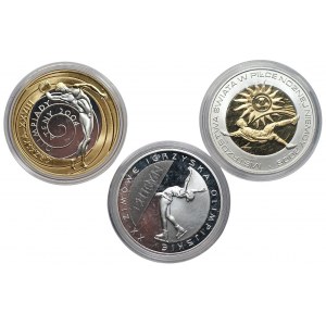 10 złotych (2004-2006), zestaw 3 sztuk monet