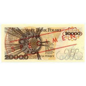 20.000 złotych 1989 - seria A 0000000 - WZÓR No 1387*