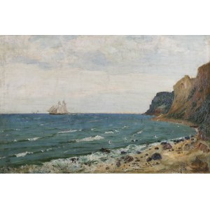 Albert Lipczinski (1876 Lebork - 1974 Sopot), Cliff in Orlowo, 1928