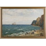 Albert Lipczinski (1876 Lebork - 1974 Sopot), Cliff in Orlowo, 1928