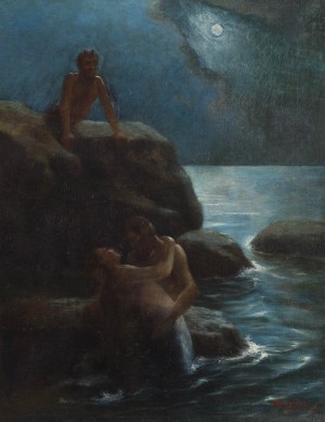 Feliks Nowakowski (XIX w.), Zazdrosny satyr, 1896