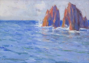 Bronisława Rychter-Janowska (1868 Kraków - 1953 tamże), Pejzaż z Capri, 1904