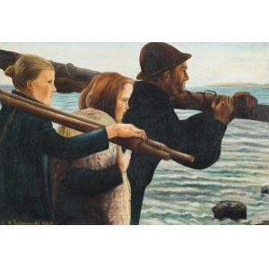 Wincenty Trojanowski (1859-1928), Rodzina rybaków, 1925