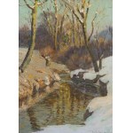 Paul Weimann (1867 Wrocław -1945 Jelenia Góra), Rzeka w zimie