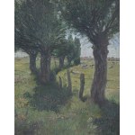 Franz Richter, Pejzaż wiejski, 1920