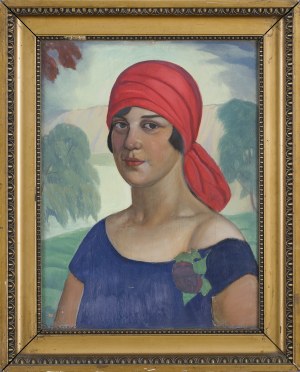 Tadeusz Marczewski (1879-1963), Portret dziewczyny