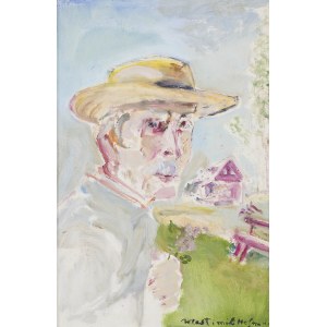Wlastimil Hofman (1881 Prague - 1970 Szklarska Poreba), Self-portrait, 1960s.