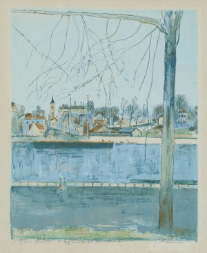 Joseph Pressmane (1904 Beresteczko- 1967 Paryż), Pejzaż miejski