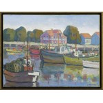 Jerzy Niesiolowski (1910 St. Petersburg-1997), Marina in Darlowo