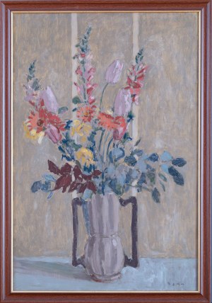 Bencion(Benn) Rabinowicz (1905 Białystok - 1989 Paryż), Kwiaty w wazonie