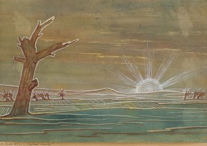 Henryk Plich (1904-1986), Wschód słońca, 1943