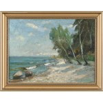 Jan Gasinski (1903 Wólka Grodziska - 1967 Gdynia), Sea Shore, 1964