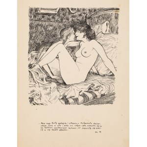 Szymon Kobyliński (1927 Warszawa - 2002 tamże), Projekt ilustracji do książki Pamiętnik Krystyny