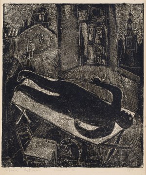 Ryszard Stryjec (1932 Lipniszki k. Lidy-1997 Gdańsk), Wnętrze, z cyklu 