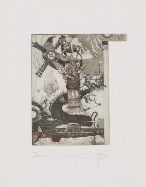 Iwan Rusaczek (XXI w.), Bez tytułu (Exlibris A+GP)