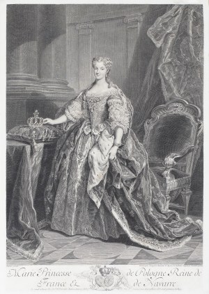 Jacques Chereau, Marie Princesse de Pologne Reine de France et de Navarre