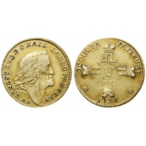 Germany, 1/2 karolin, 1733, Darmstadt