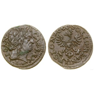 Polen, Kupferschilling (boratynka), 1660 TLB, Ujazdów