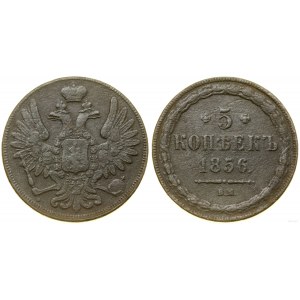 Poland, 5 kopecks, 1856 BM, Warsaw