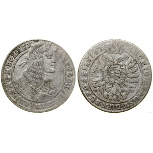 Silesia, 15 krajcars, 1662 GH, Wrocław