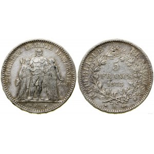 France, 5 francs, 1873 A, Paris