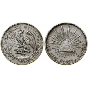 Mexico, 1 peso, 1901 Mo AM, Mexico City