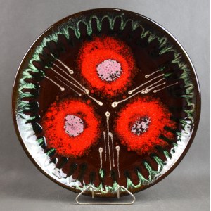 Ceramic platter, author unknown, 1960s.