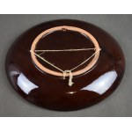 Ceramic platter, author unknown, 1960s.