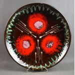 Ceramic platter, author unknown, 1960s.