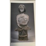 Ceramic sculpture Woman with flowers, Poland, 1960s. Signed