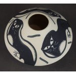 Vase Cats, Helena and Lech GRZEŚKIEWICZ, Warsaw, 1960 Unique
