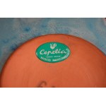 Square platter with Cepelia sticker, 1979.