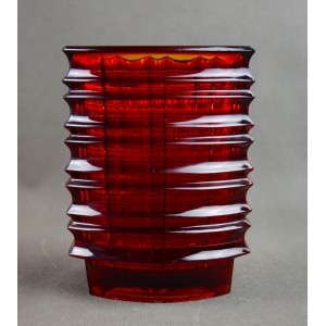 Optical Vase, Jan Sylwester DROST, Ząbkowice Steelworks, 1970s.