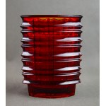 Optical Vase, Jan Sylwester DROST, Ząbkowice Steelworks, 1970s.