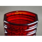 Optical Vase, Jan Sylwester DROST, Ząbkowice Steelworks, 1970s.