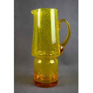 Jug (yellow), Zbigniew HORBOWY, Barbara Steelworks, 1970s.