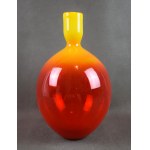 Cylinder from the Alice set, Zbigniew HORBOWY, Sudety Steelworks, 1970s. (red and yellow)