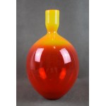 Cylinder from the Alice set, Zbigniew HORBOWY, Sudety Steelworks, 1970s. (red and yellow)