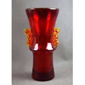 Vase, Barbara KACZMAREK-GÓRSKA, Tarnów Steelworks, 1970s.