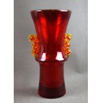 Vase, Barbara KACZMAREK-GÓRSKA, Tarnów Steelworks, 1970s.