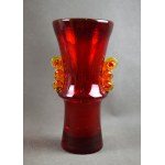 Vase, Barbara KACZMAREK-GÓRSKA, Tarnów Steelworks, 1970s.