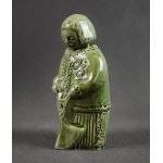 Figurine Ploughman, Tulowice, 1960s.