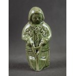 Figurine Ploughman, Tulowice, 1960s.